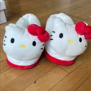 Hello Kitty Plush Slippers